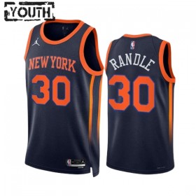 Dres New York Knicks Julius Randle 30 Jordan 2022-23 Statement Edition Navy Swingman - Dječji